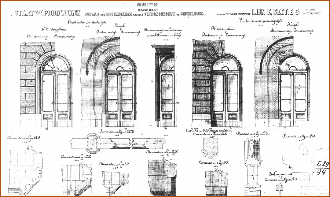 Bouwtekening Noord-Nederlands Trein & Tram Museum